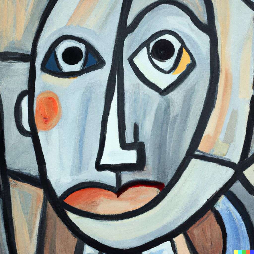 a representation of anxiety, painting by Pablo Picasso